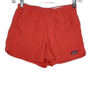 Patagonia women's coral color shorts size small.